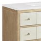 James Martin Vanities Celeste 48" Single Vanity in Sun-washed Oak with Embossed Shagreen and with 3 cm White Zeus Quartz Top, , large