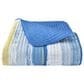 J. Queen New York Seashore 3-Piece Full/Queen Quilt Set in Blue, White and Yellow, , large