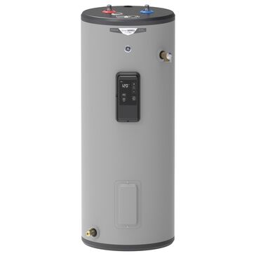 GE Appliances 30-Gallon Smart Tall Electric Water Heater in Gray, , large