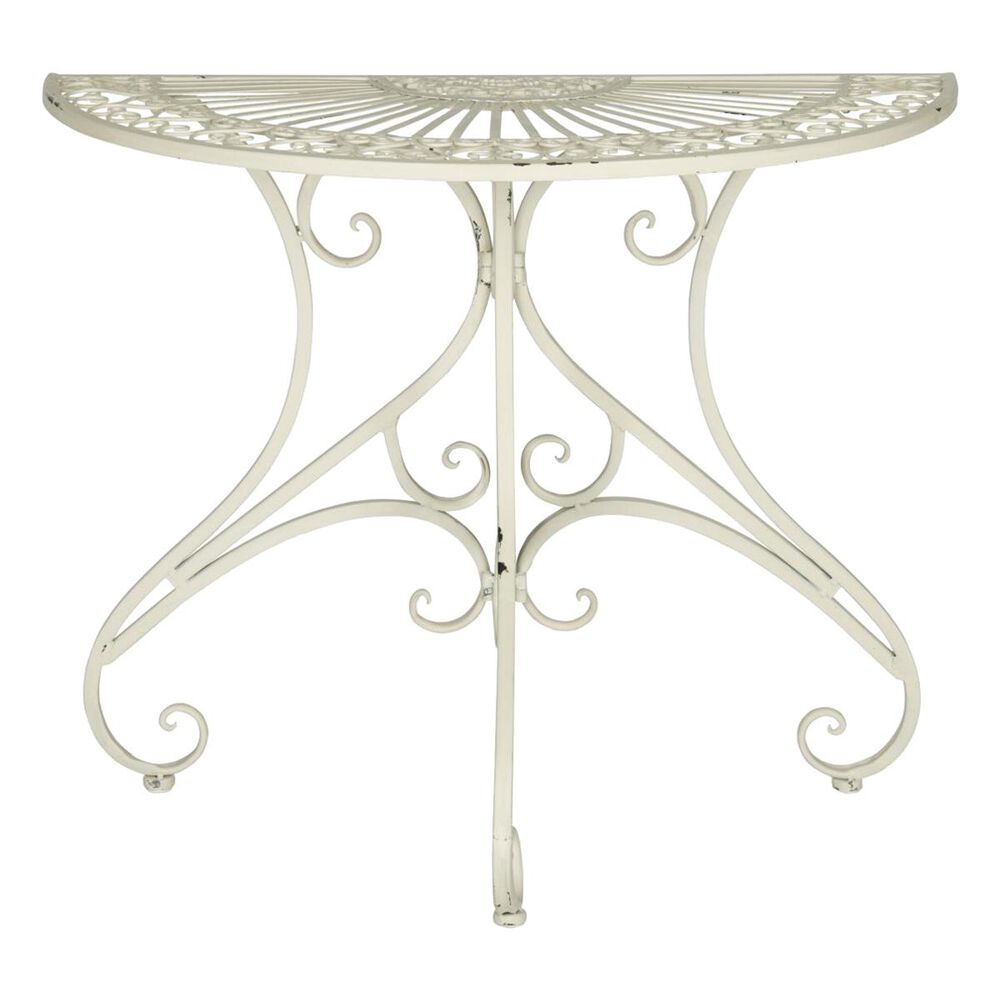 Safavieh Annalise Accent Table in Antique White, , large