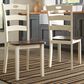 Ashley Woodanville Dining Chair in Cream and Brown (Set of 2), , large