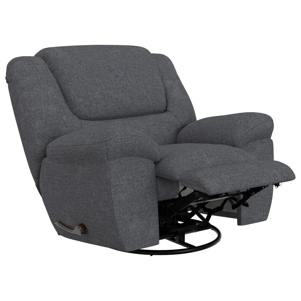 Catnapper Trifecta Power Swivel Recliner in Smoke, , large