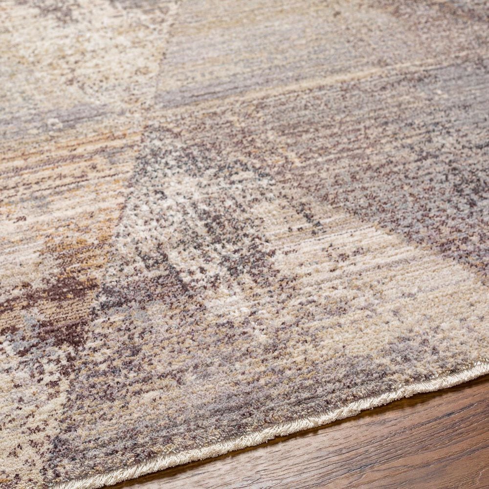 Surya Aida AAD-2308 3&#39;11&quot; x 5&#39;10&quot; Beige, Tan, Gray, Ivory and Medium Gray Area Rug, , large