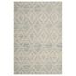 Safavieh Marbella Geometric 4" x 6" Light Blue and Ivory Area Rug, , large