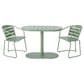 Hearth and Haven Santa Monica 3-Piece Outdoor Bistro Set in Green, , large