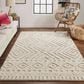 Feizy Anica 10" x 14" Beige Area Rug, , large