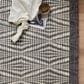 Loloi Kenzie 5" x 7"6" Ivory and Charcoal Area Rug, , large