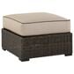 Ashley Coastline Bay Ottoman with Cushion in Brown, , large