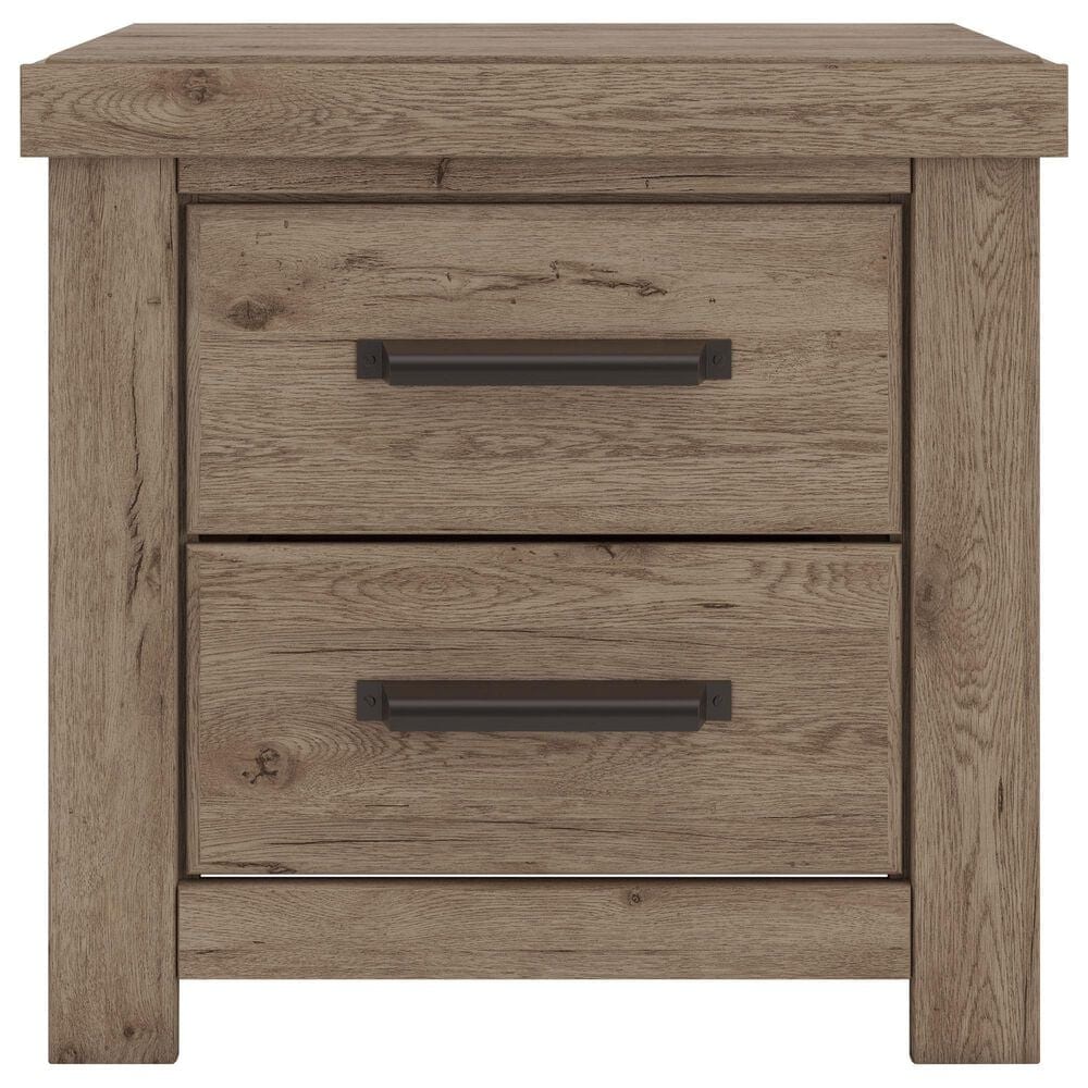 Ashley Oliandon Queen Panel Bed Dresser and Nightstand in Light Brown, , large