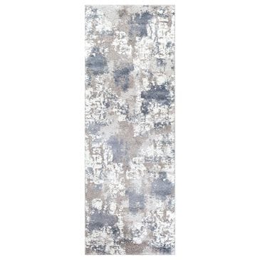 Surya Venice VNE-2306 2"9" x 7"3" Denim, Blue and Ivory Runner, , large