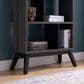 Global Movement 8-Shelf Bookcase in Distressed Grey and Black, , large
