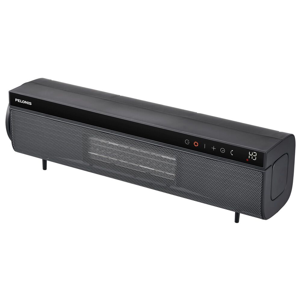 Pelonis 22" Ceramic Tower Dual Flex Heater with Thermostat in Black, , large