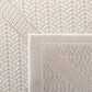 Safavieh Bermuda 2" x 10" Cream and Beige Indoor/Outdoor Performance Runner, , large