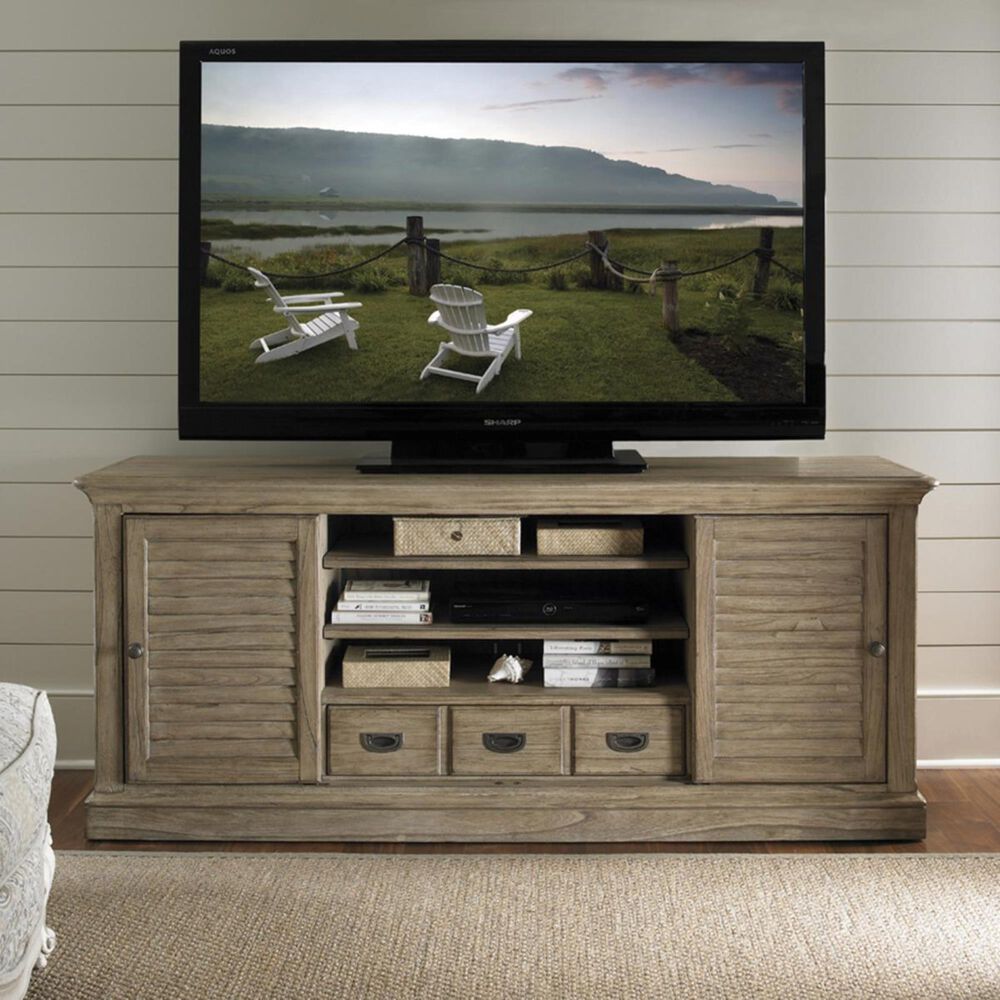 Sligh Barton Creek Travis Media Console in Driftwood, , large