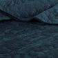 Goldstar Bedding Harper Velvet 3-Piece Full/Queen Coverlet Set in Teal, , large