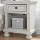 Ashley Robbinsdale 1 Drawer Nightstand in Antique White, , large