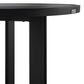 Blue River Cayman Outdoor Round Dining Table in Black - Table Only, , large