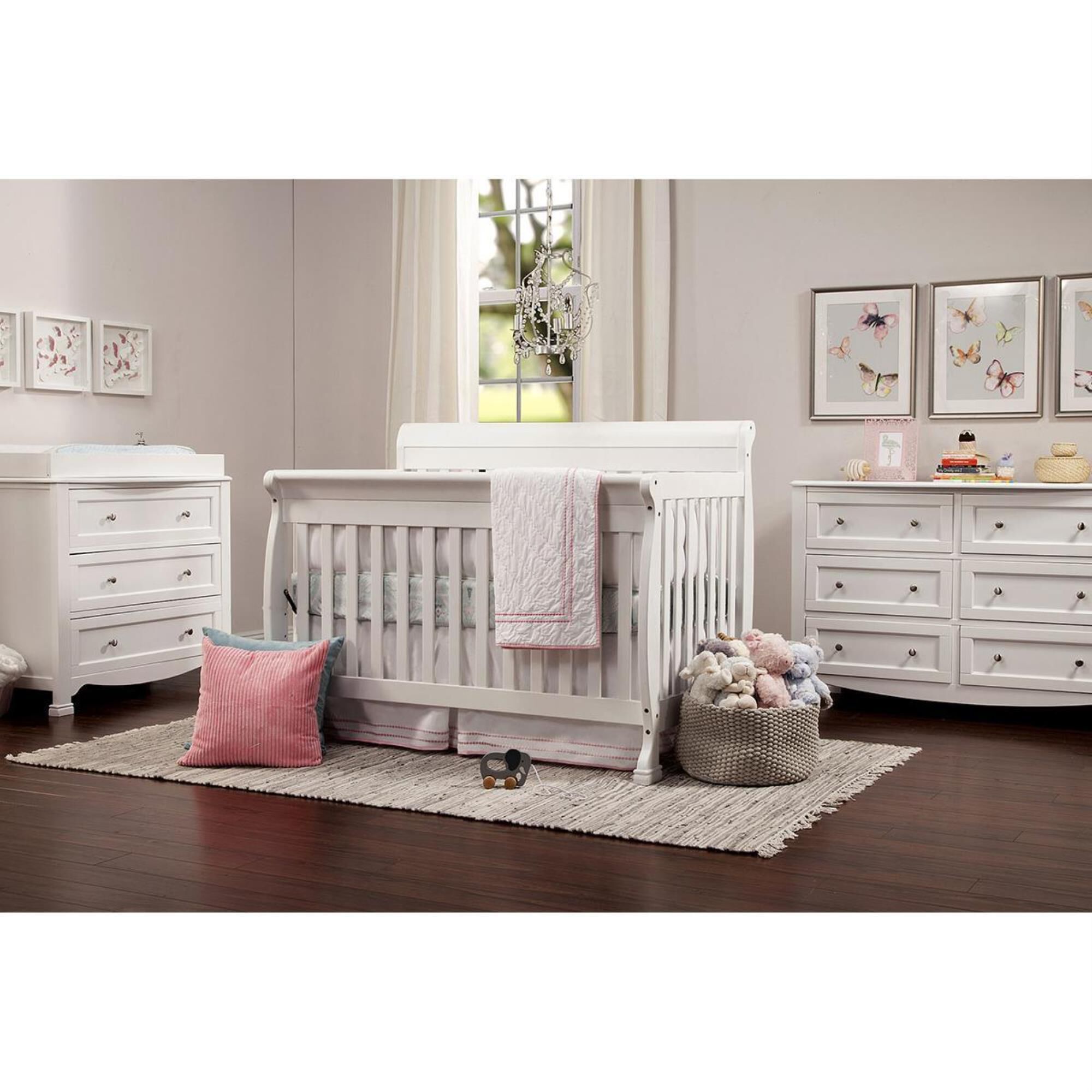 DaVinci Kalani 2 Piece Nursery Set in White