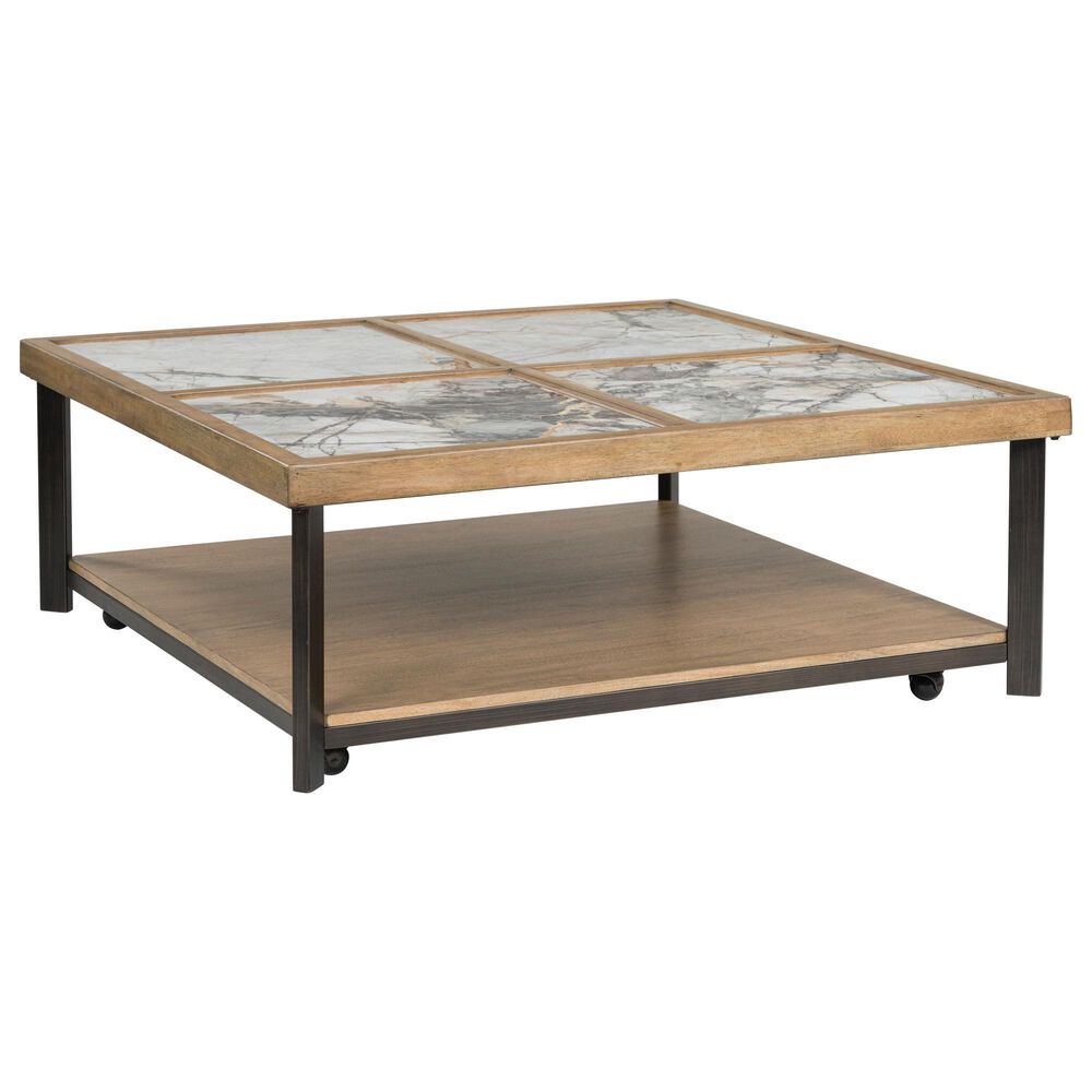 Ashley Montia Cocktail Table in Black and Light Natural, , large