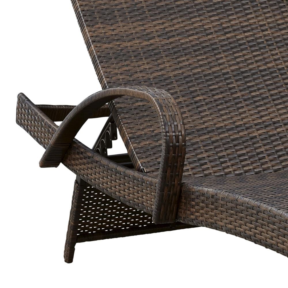 Ashley Kantana Patio Chaise Lounge in Brown &#40;Set of 2&#41;, , large