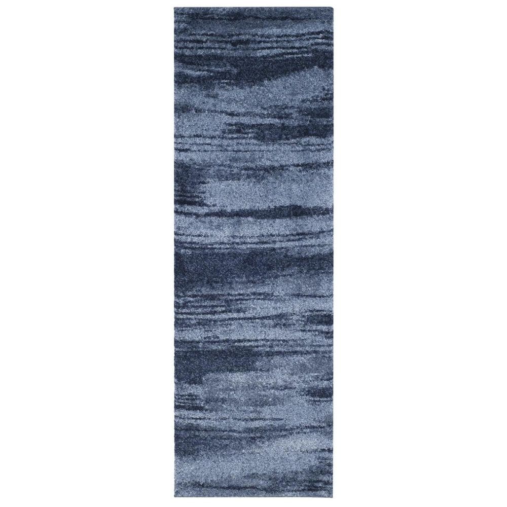 Safavieh Retro RET2693-6065 2"3" x 7" Light Blue and Blue Runner, , large