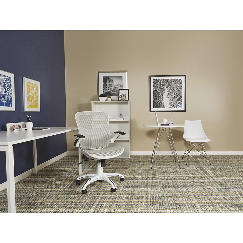 OSP Home Riley Mesh Back Office Chair in White, , large
