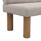 Hearth and Haven 52" Upholstered Dining Bench in Natural, , large