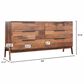 Lh Imports Remix 6-Drawer Dresser in Estelle Brown, , large