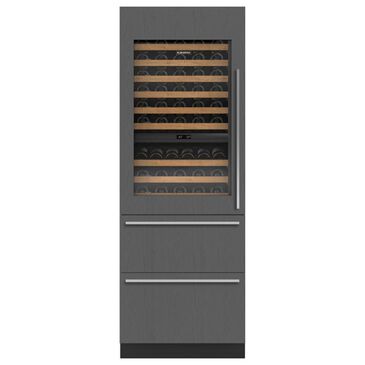 Sub Zero Designer 30" Wine Cooler with Left Hinge in Panel Ready, , large