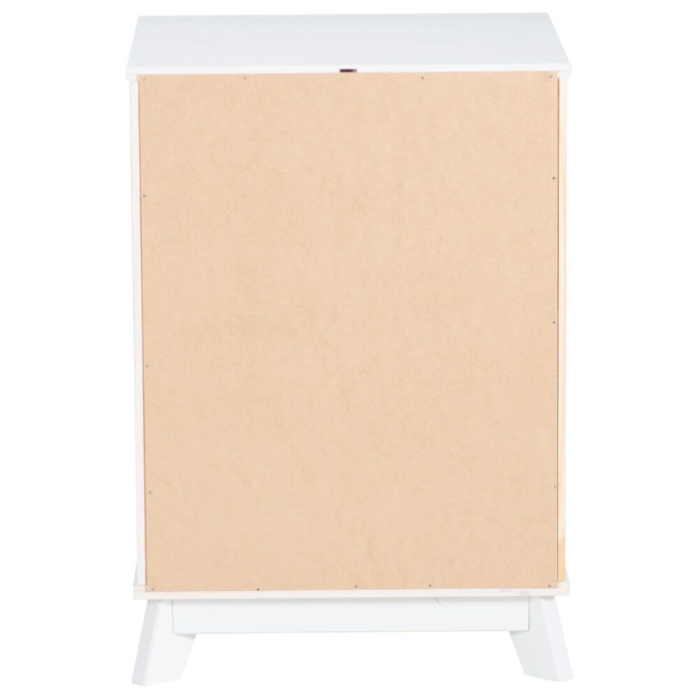 Linon Home Decor Polly 3-Drawer Nightstand in White, , large