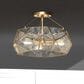 Vaxcel Euclid 3-Light Semi Flush Mount in Aged Brass, , large