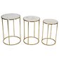 Waltham Global Archive Nesting Tables in Riviera Gold (Set of 3), , large
