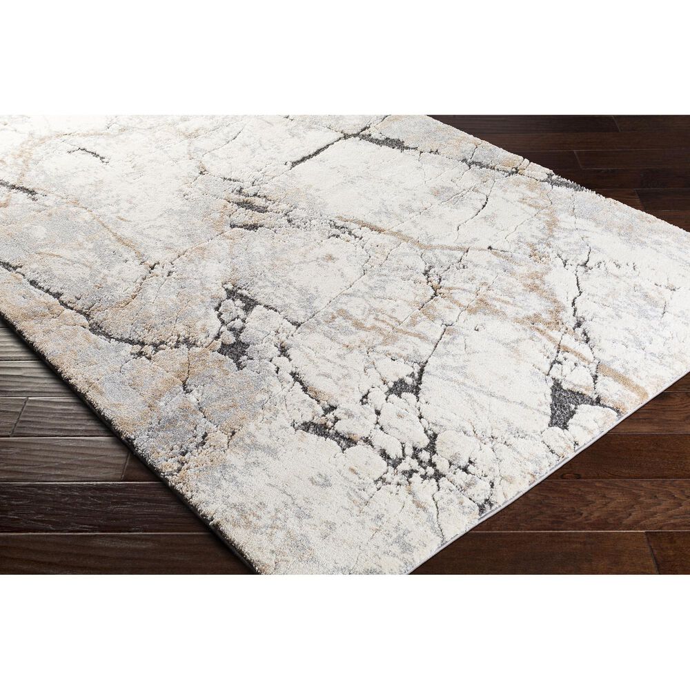 Surya Tuscany TUS-2314 7&#39;10&quot; x 10&#39;3&quot; Cream, Khaki, Gray and Charcoal Area Rug, , large
