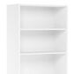 HOMLUX 5-Tier Display Bookshelf with Adjustable Shelves in White, , large