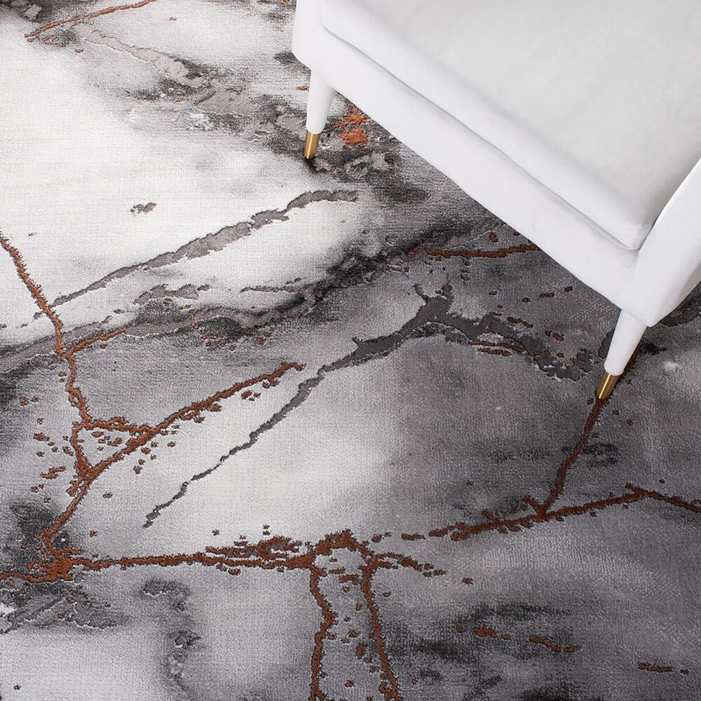 Safavieh Craft CFT877P 2&#39;3&quot; x 14&#39; Grey and Orange Runner, , large