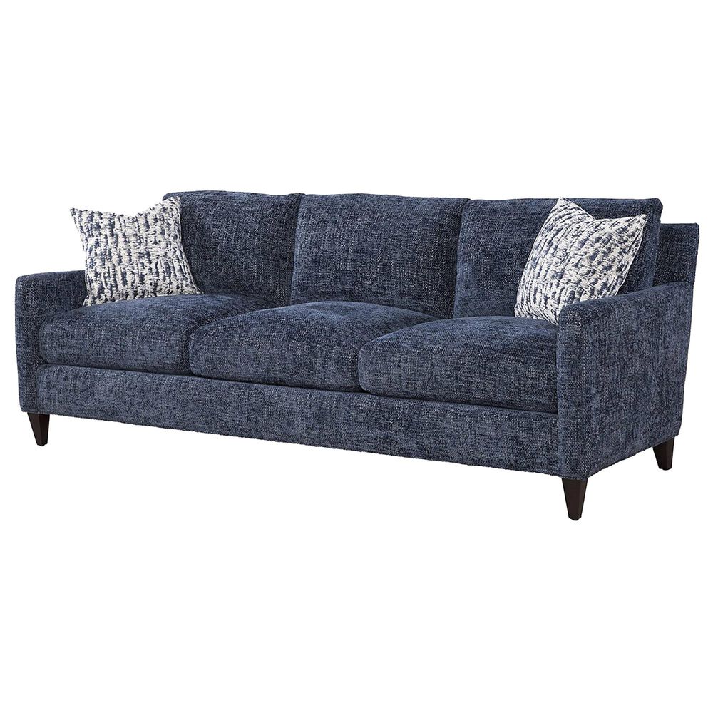 Vintage Furnishings Riverside Stationary Sofa in Norse Lake Cushion and Espresso, , large