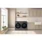 SAMSUNG Bespoke 5.3 Cu. Ft. Front Load Washer and 7.6 Cu. Ft. Front Load Gas Dryer in Dark Steel, , large