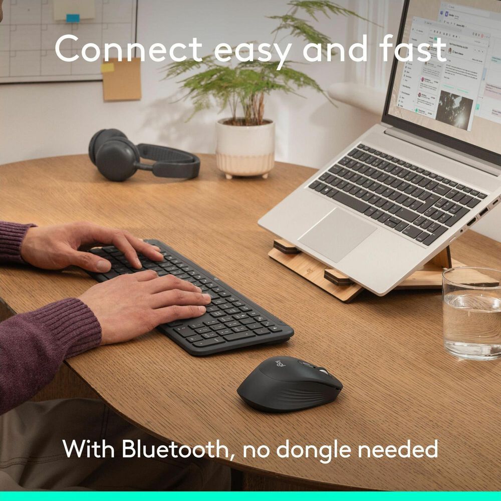 Logitech Signature Comfort Wireless Mouse in Off-White, , large