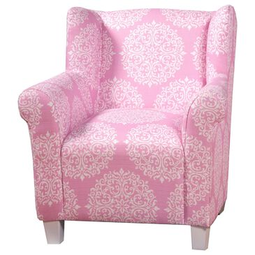 Kinfine Kids Chair in Pink and White, , large