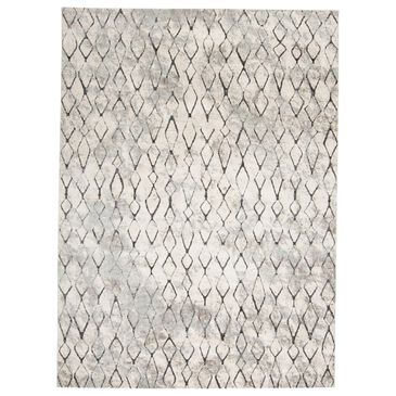 Feizy Rugs Kano 6"7" x 9"6" Sand and Charcoal Area Rug, , large