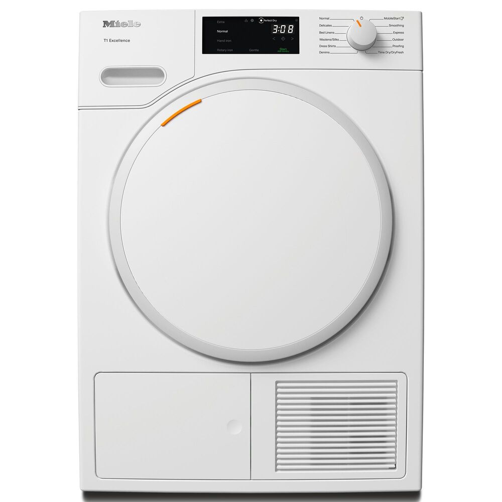 Miele 4.02 Cu. Ft. Smart Front Load Electric Dryer in White, , large