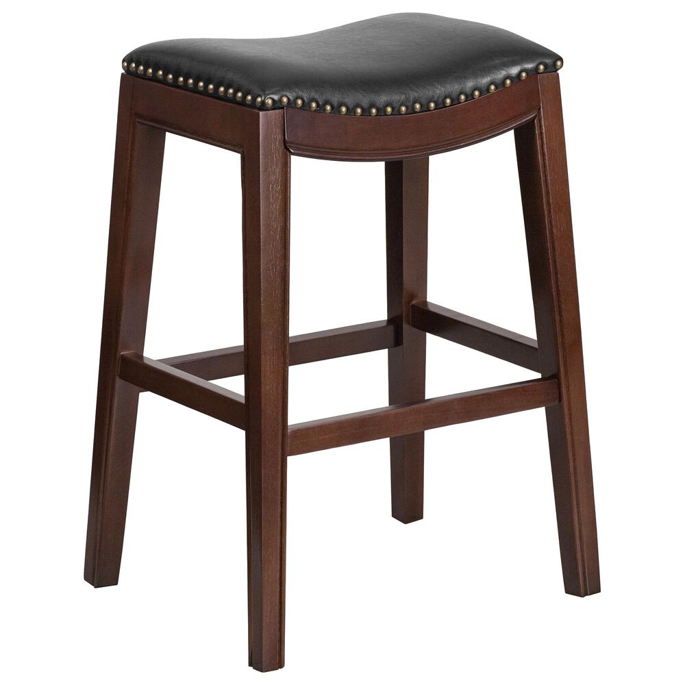 Flash Furniture 30" Barstool in Black, , large
