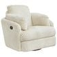 Ashley Tie-Breaker Manual Swivel Glider Recliner in Ivory, , large