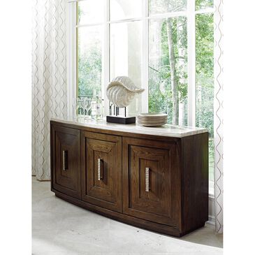 Lexington Furniture Laurel Canyon Mariposa Buffet in Medium Brown and Silver , , large