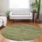 Dalyn Rug Company Burano BU4 8" Round Olive Indoor/Outdoor Area Rug, , large