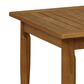 Linon Home Decor Arlen 2-Piece Outdoor Conversation Set with Navy Blue Cushion in Brown, , large