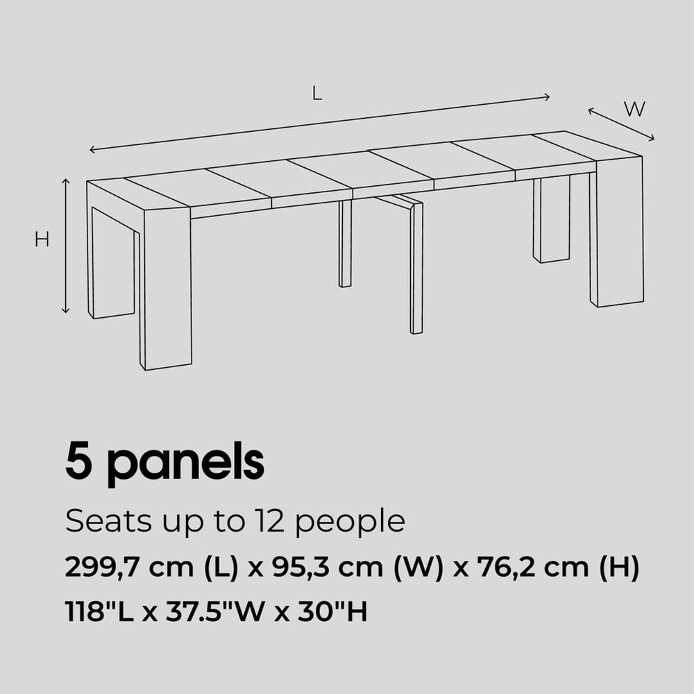 Transformer Table Dining Table in American Walnut - Table Only, , large