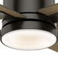 Hunter Axial 52" Ceiling Fan with LED Light in Noble Bronze and River Timber, , large