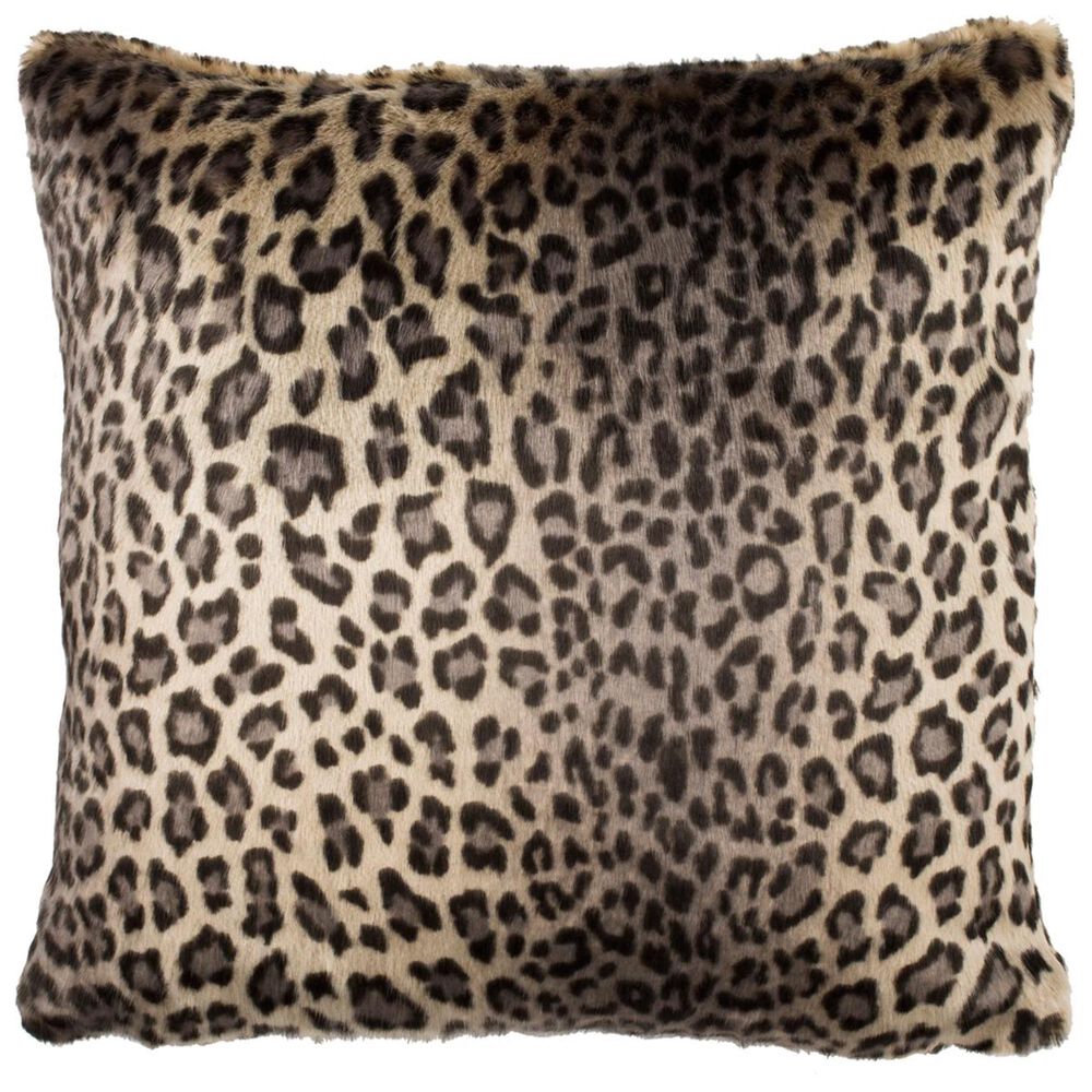 Safavieh Black Leopard Pillow in Leopard, , large