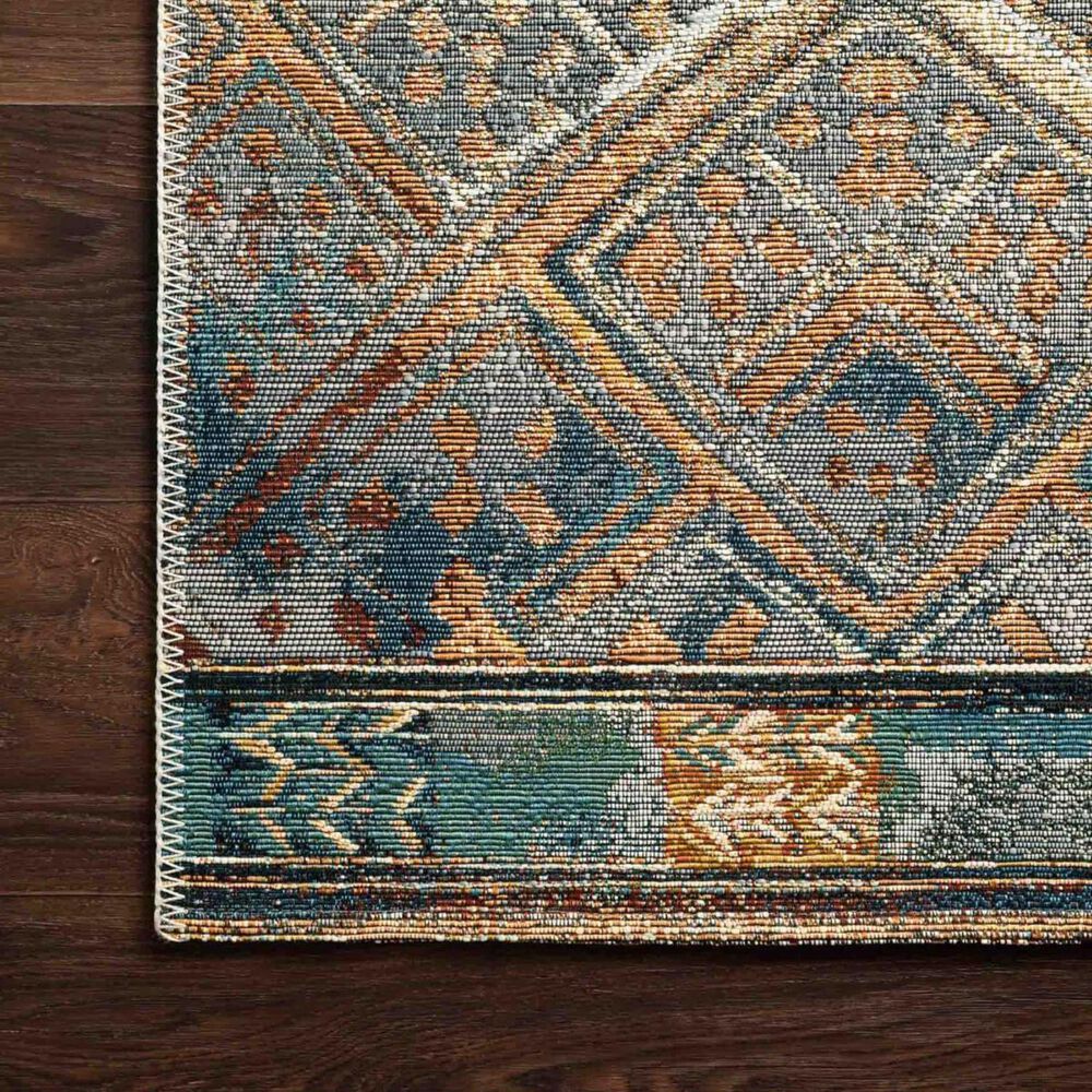 Loloi Mika 3&#39;11&quot; x 5&#39;11&quot; Ivory and Mediterranean Area Performance Rug, , large